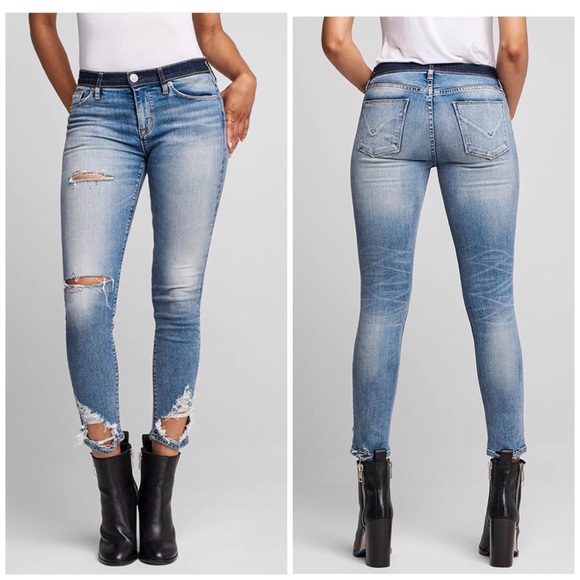 Hudson Jeans Denim - Hudson Nico Crop Skinny Distressed Jeans 29 New